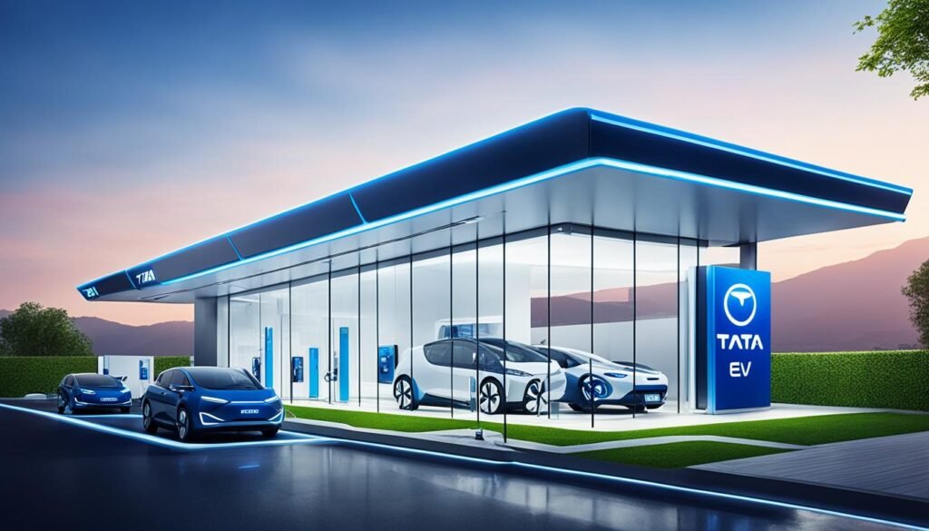 Tata EV showrooms and charging infrastructure