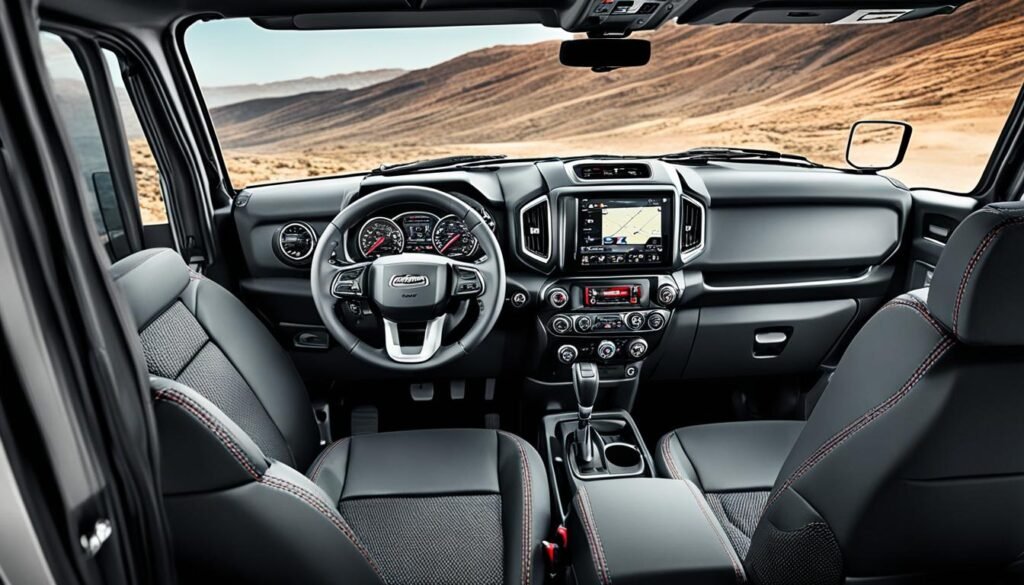 Mahindra Thar 5 Door SUV interior